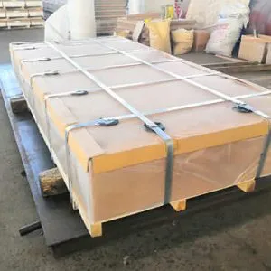 Folha de alumínio 4x8 embalada