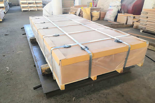 Folha de alumínio 4x8 embalada